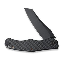 We Knife Black Rekker Frame Lock Flipper Knife