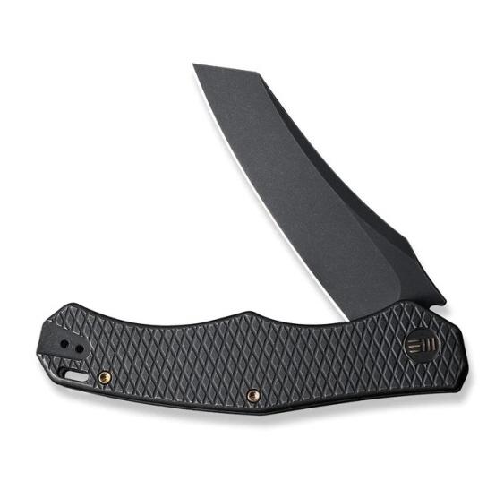 We Knife Black Rekker Frame Lock Flipper Knife