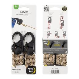 Camjam Cord Tightener W/ 8ft Rope - Set Of 2