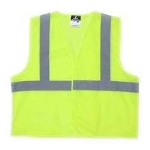 Mcr Safety Large Class 2 Mesh Lime Safety Vest