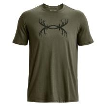 Under Armour Medium Mens Antler Logo T Shirt Green