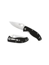 Spyderco Satin Plain Tenacious Folding Knife