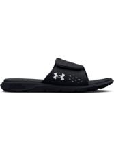 Under Armour Size 7 Black/white Women's Slides