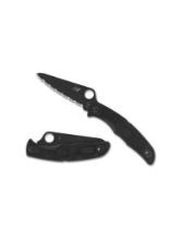 Spyderco Black/black Serrated Pacific Salt 2
