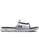 Under Armour Size 8 White/black Women's Slides