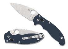 Spyderco Manix 2 Cobalt Blue Folding Knife