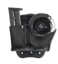 Aker Leather Black Model .45 Cuff/mag Combo-right