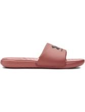 Under Armour Size 8 Red Fusion Graphic Logo Slides