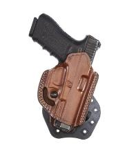 Aker Leather G19 Tan Flatsider Paddle Holster