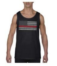 Thin Blue Line 2x-large Black Classic Tank Top