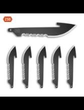 Outdoor Edge Black 2.5" Serrated Utility 6pc Blade