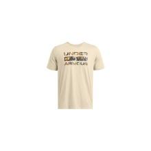 Under Armour 2xl Men's Stacked T-shirt Khaki Base