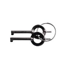 Uzi Handcuff Key Pair Silver
