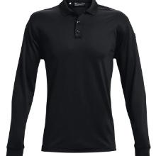 Under Armour Men's Large Polo Long Sleeve Black