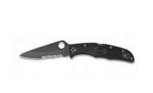 Spyderco Black/black Frn Combo Endura 4 Knife