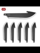 Outdoor Edge Black 2.2in Replacement Blades 6 Pcs