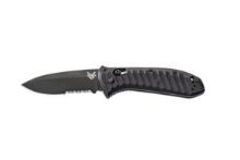 Benchmade Black Serrated Anodized Alum Presidio Ii
