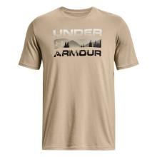 Under Armour 3xl Men's Stacked T-shirt City Khaki