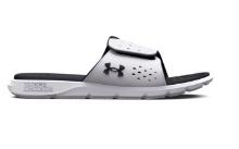 Under Armour Size 10 Black/white Women's Slides