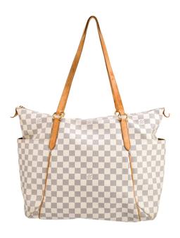 Louis Vuitton Azur Totally Gm Wht Ctd Canvas Tote
