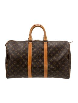 Louis Vuitton Mono Keepall 45 Vtg Weekender Bag