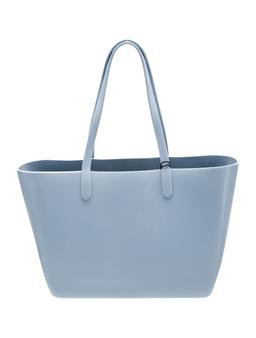 Mansur Gavriel Blue Rubber Dual-strap Unlined Tote