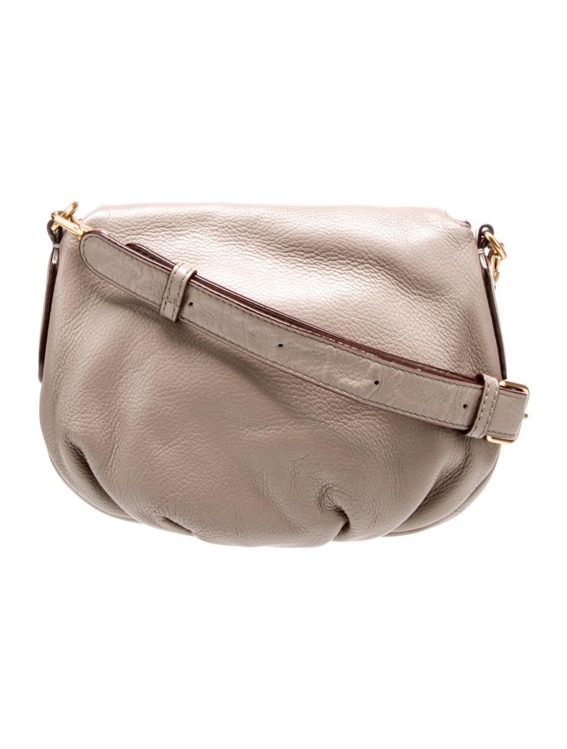 Marc By Marc Jacobs Neut Lthr Snap Crossbody Bag
