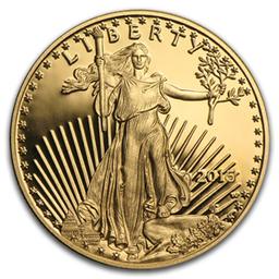 2015-w 1/10oz Pf American Gold Eagle W/box & Coa