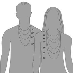 14k Gold Solid Rope Chain