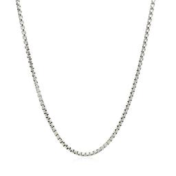 Sterling Silver Polished Round Box Chain 1.8mm