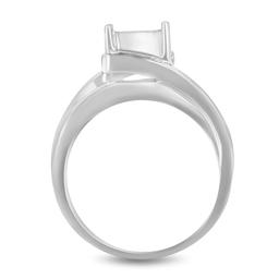10k Gold .33ct Diamond Composite Bypass Ring