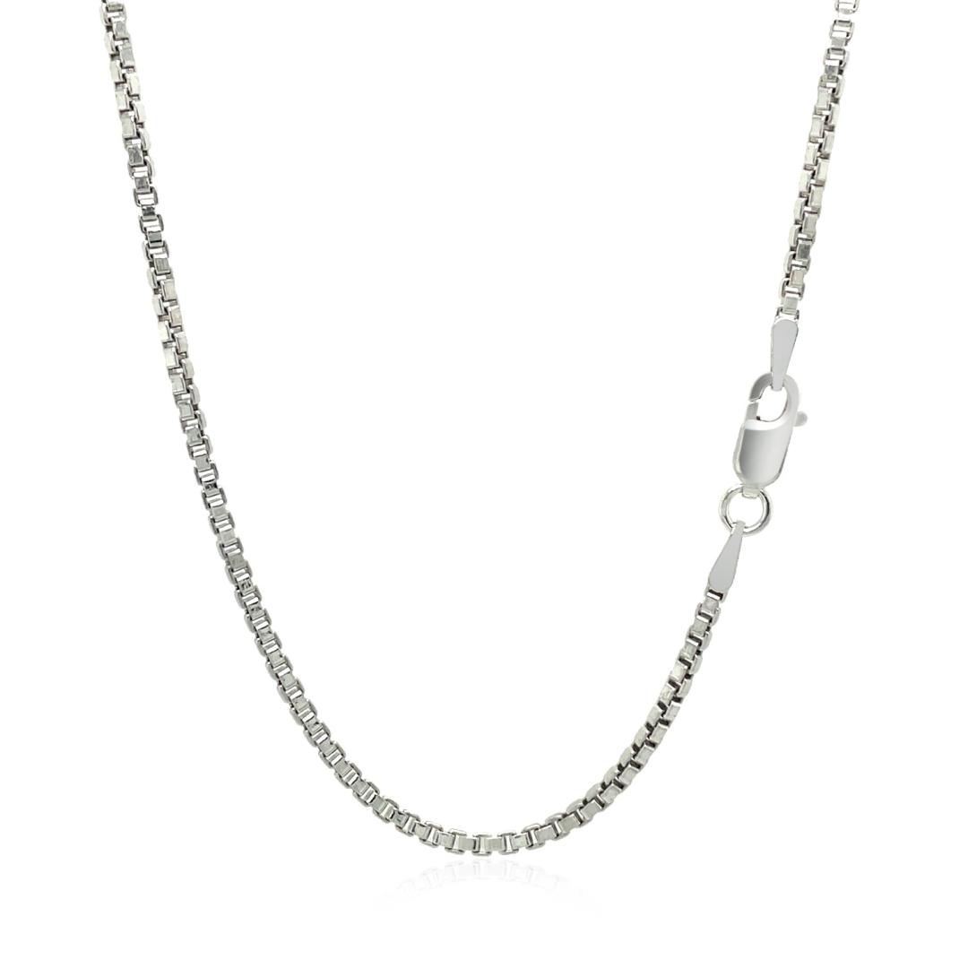 Sterling Silver High Polished Box Chain 1.8mm