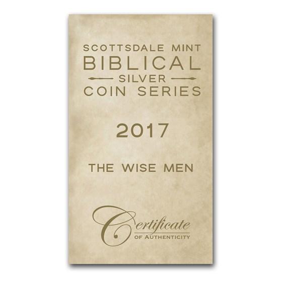 2017 2 Oz Silver The Wise Men Uncirculated