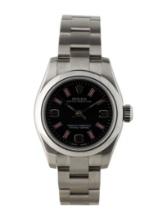 Rolex Oyster Perpetual Black Dial Women's 26mm