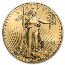 2021 1/4 Oz American Gold Eagle Coin Bu (type 2)