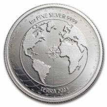 2023 Tokelau 1 Oz Silver $2 Terra (prooflike)