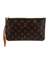 Louis Vuitton Mono Neverfull Pouch Brown Portfolio