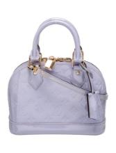 Louis Vuitton Alma Bb Purple Vernis Top Hdl Bag