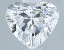 Gia Certified Heart Cut .60ct Vvs2 Diamond