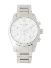 Longines Conquest Ss Silver Dial Auto Men's 41mm