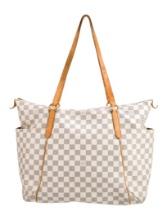 Louis Vuitton Azur Totally Gm Wht Ctd Canvas Tote