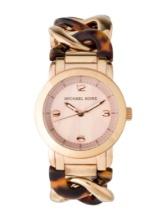 Michael Kors Runway Twist Pink Dial Women's 34mm