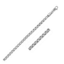 Sterling Silver High Polish Round Box Chain 3.8mm