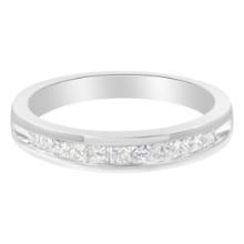 Glittering .48ct Diamond Channel Set Band