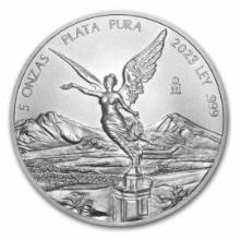 2023 Mexico 5 Oz Silver Libertad Proof In Capsule