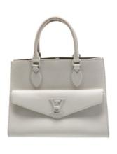 Louis Vuitton Taurillon Lthr Lockme Pm White Tote