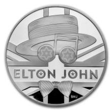 2020 Great Britain 5 Oz Silver Elton John Proof