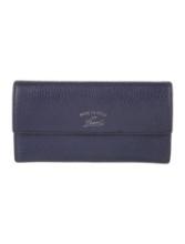 Gucci Dollar Swing Blue Leather Continental Wallet