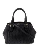 Kate Spade Black Leather Gold-tone Hdw Shldr Bag