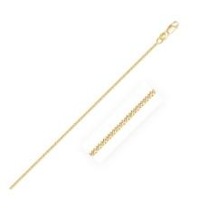 14k Gold Gourmette Chain 1.5mm
